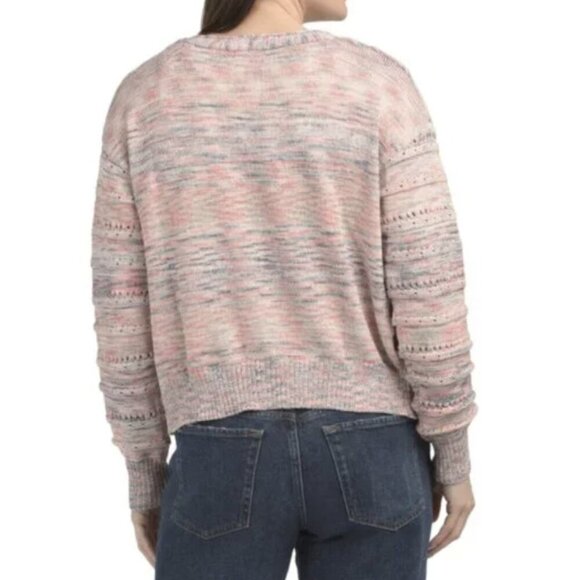 *NWT* FRYE Coral Pink Button Down Cardigan, Size XL - Picture 2 of 3